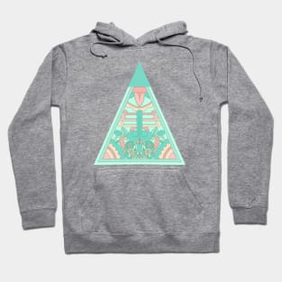 Art Deco flower tree Hoodie